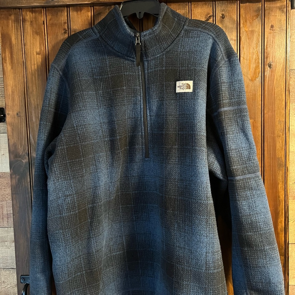 The North Face Gordan Lyons Novelty black and blue plaid Size XXL